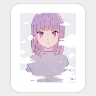 The clouds Sticker